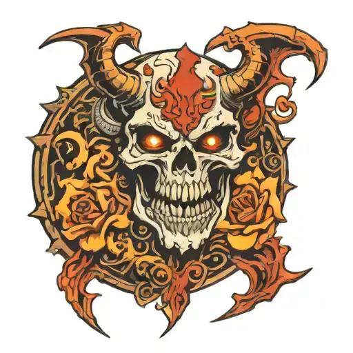diablo 2 tattoo design idea