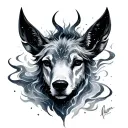 Aurora Borealis tattoo design idea