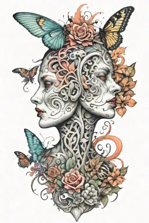 Borderline personality disorder tattoo design idea