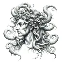 medusa greek mythology tattoo design idea