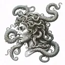 medusa greek mythology tattoo design idea