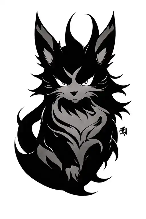 kurama seal tattoo design idea