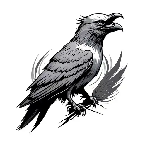 Thunderbird tattoo design idea