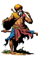 Baba Deep Singh Nalwa tattoo design idea