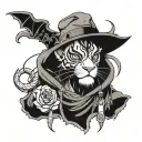 Lion king Hat of luffy Sharingan eye Reaper death seal  Spiderman Ssj2 gohan with tears tattoo design idea