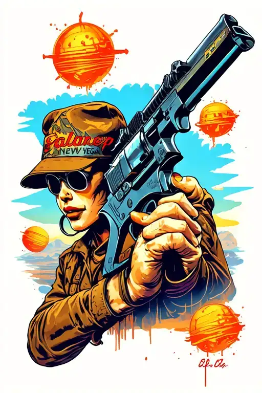 fallout new vegas tattoo design idea