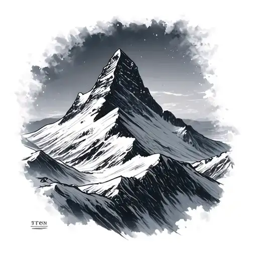 Matterhorn tattoo design idea