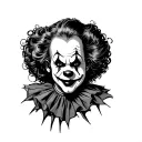 penny wise the clown tattoo design idea