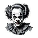 penny wise the clown tattoo design idea