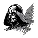 Vader tattoo design idea
