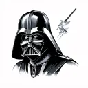 Vader tattoo design idea