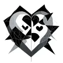 Pain, Heartbreak, Depression, Apathy tattoo design idea