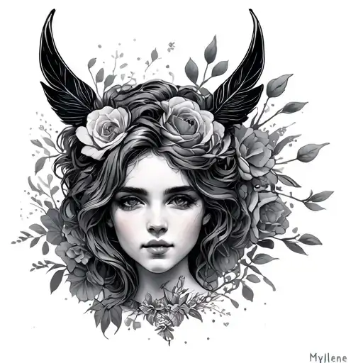 Mylène, Gemini, Basque Country tattoo design idea