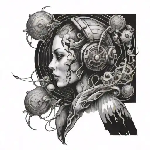 psychology music art travel wonderlust Travel space tattoo design idea