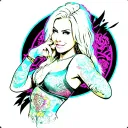 alexa bliss tattoo design idea