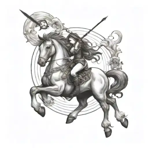 Brianna, Sagittarius,Aquarius, Aquarius tattoo design idea