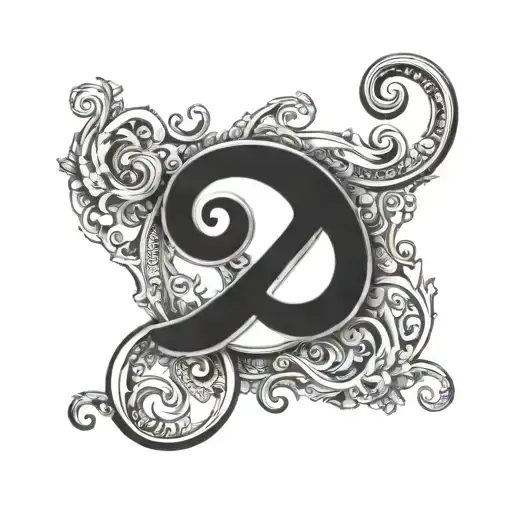 ampersand symbol tattoo design idea