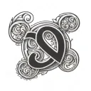 ampersand symbol tattoo design idea
