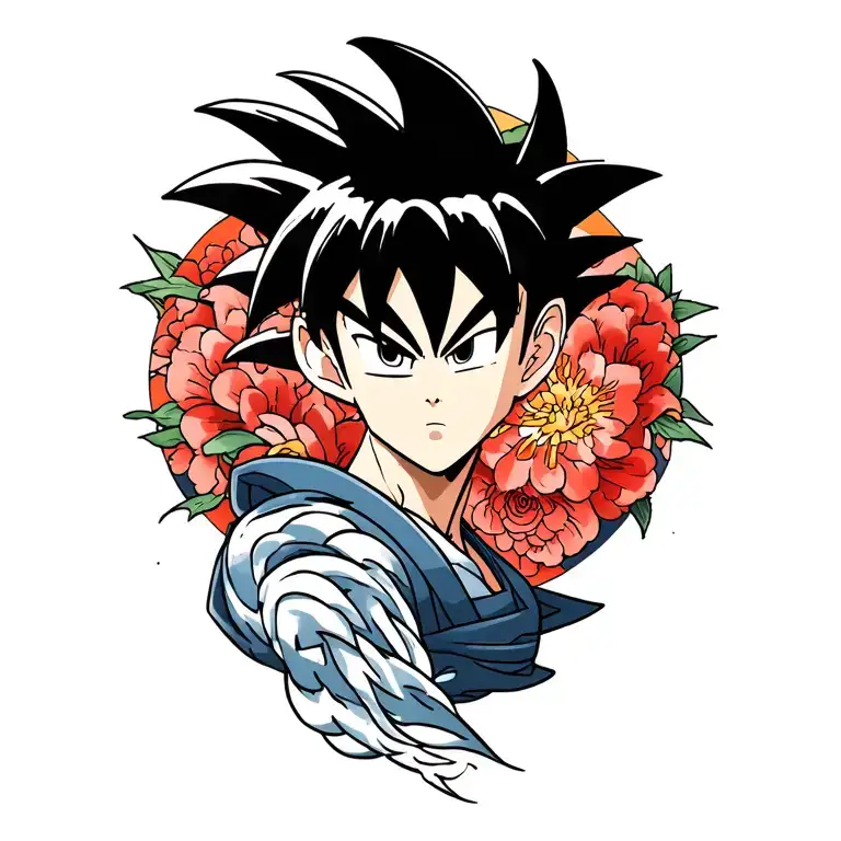 Goku Black tattoo design idea