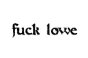 "Fuck love " tattoo design idea