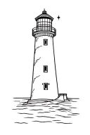 Lighthouse tattoo design idea