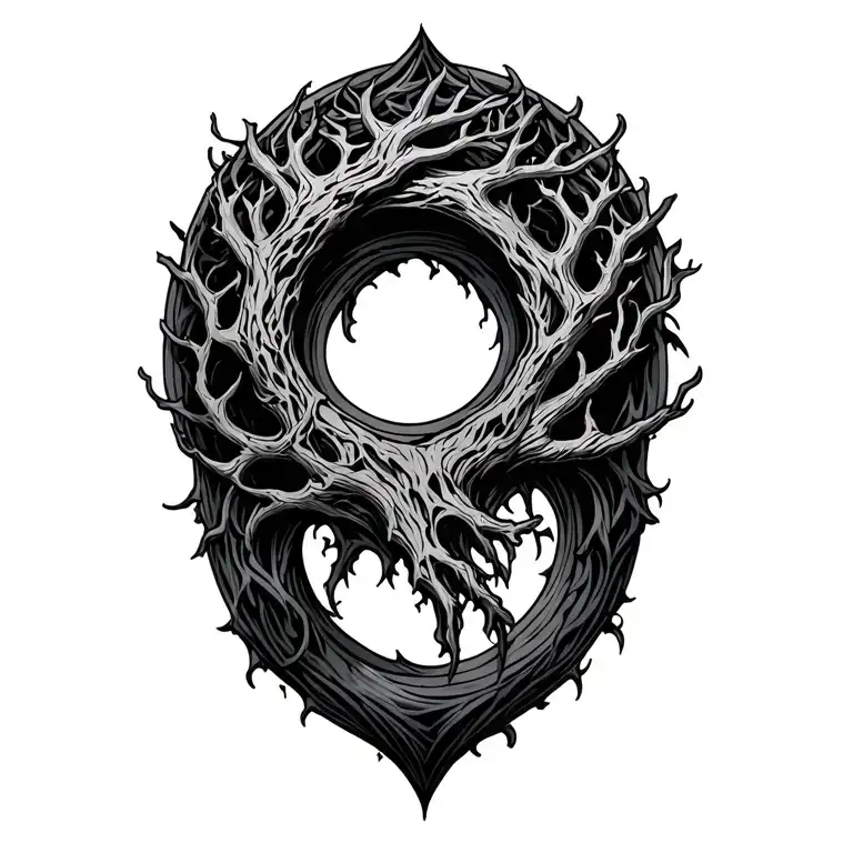 elden ring erdtree tattoo design idea