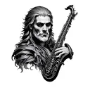 saxon tattoo design idea