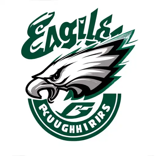 Philadelphia Eagles logo and a Saskatchewan Roughriders logo tattoo design idea