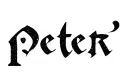 "Peter" tattoo design idea