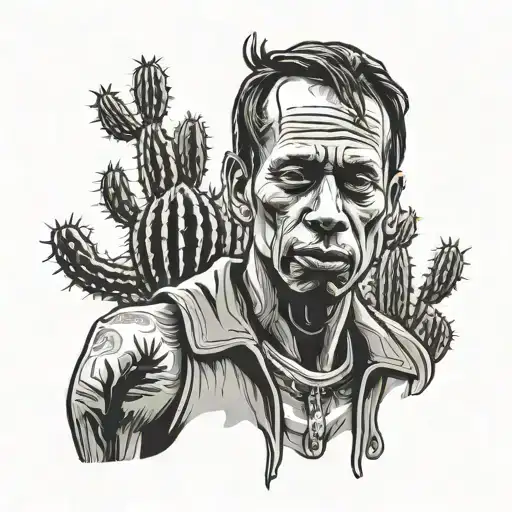 cactus jack Travis Scott tattoo design idea