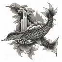 Japanese Rectangle tattoo design idea