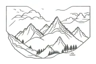 sky tengri tattoo design idea