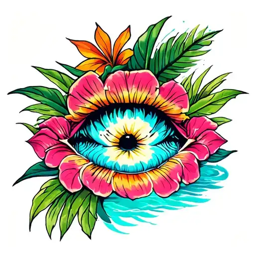 Bahamas tattoo design idea