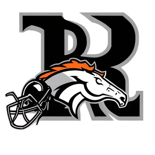 letter B, a junebug and the Denver bronco logo tattoo design idea