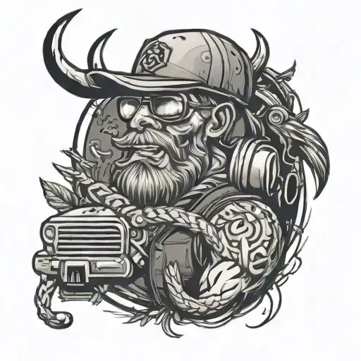 Redneck tattoo design idea