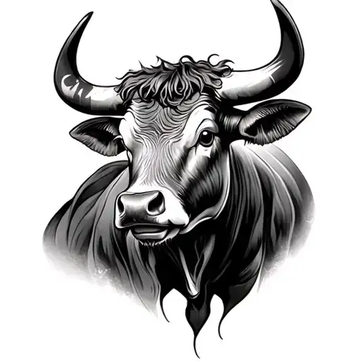 Ferdinand the bull wink tattoo design idea
