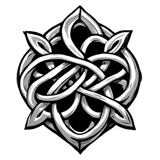 Celtic Motherhood Knot tattoo design idea