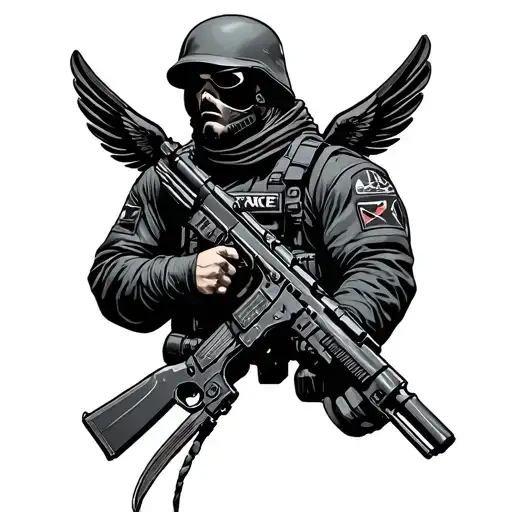 Delta Force tattoo design idea