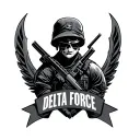 Delta Force tattoo design idea