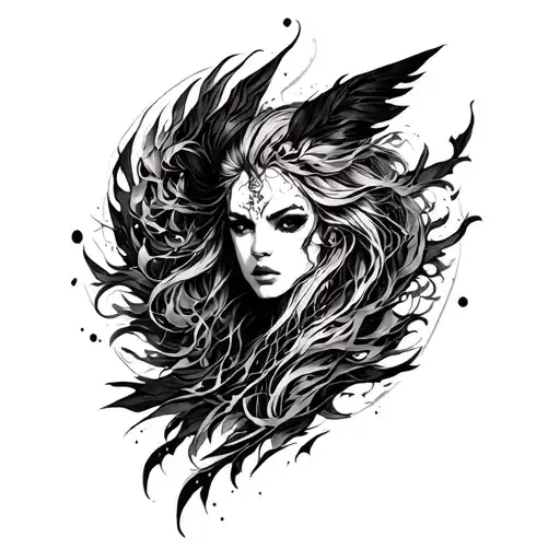 solo leveling igris tattoo design idea