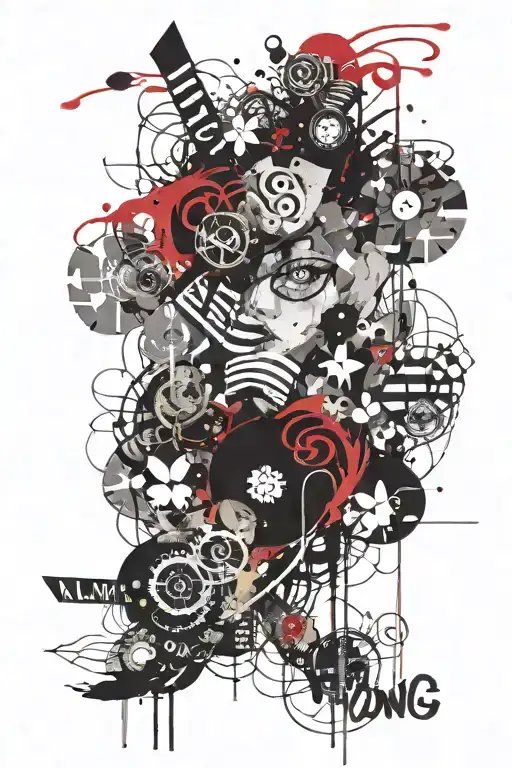 always and forever young written tattoo design idea