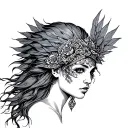 Frigg tattoo design idea