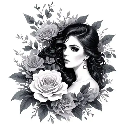 Dark Romance tattoo design idea