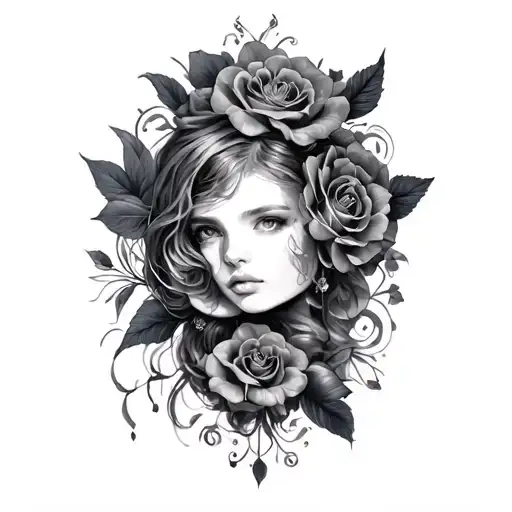 Dark Romance tattoo design idea