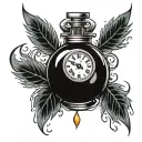 time bomb tattoo design idea