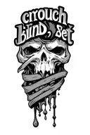 "crouch, bind, set" just words tattoo design idea
