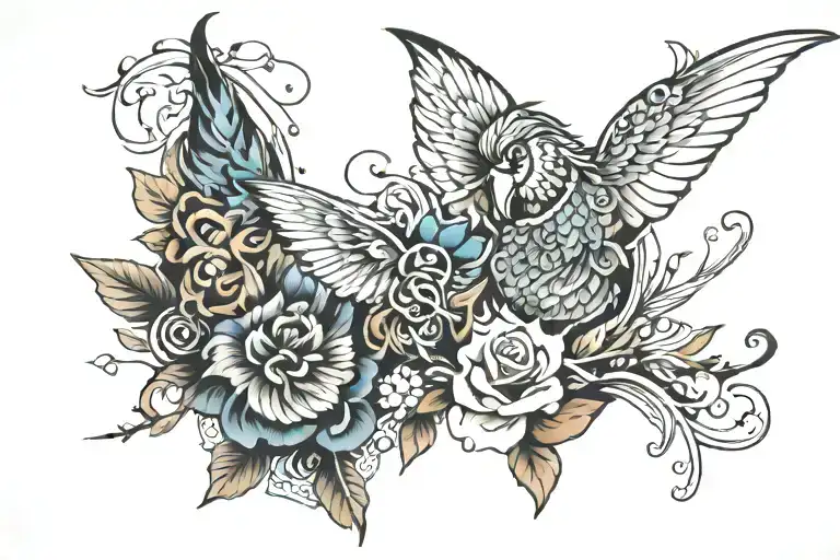 Stylish tattoo design idea