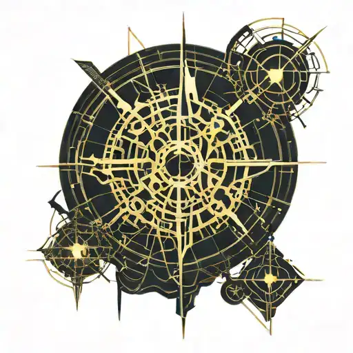 Gold Kintsugi tattoo design idea