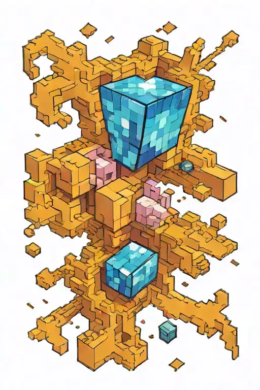 minecraft tattoo design idea