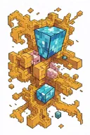 minecraft tattoo design idea